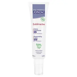 Eau thermale Jonzac, Sublimactive, Crème nuit régénérante bio 30mL