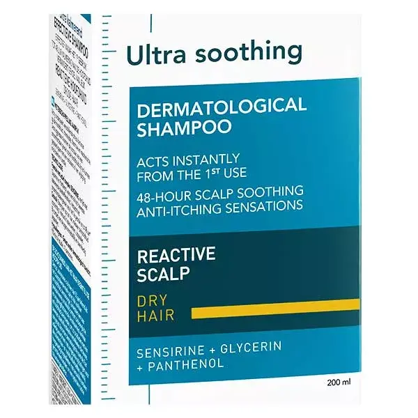 Vichy Dercos Shampoing Dermatologique Ultra Apaisant Cheveux Secs 200ml