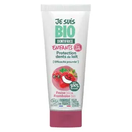 Je Suis Bio Mes Dentifrices Enfants 2-6 Ans Fraise Framboise 50ml