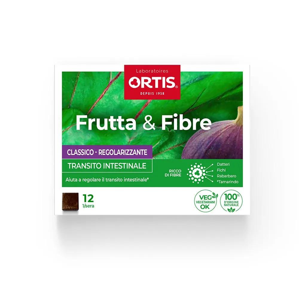 Frutta e Fibre Classico Integratore per il Transito Intestinale Pigro Frequente 12 Cubetti