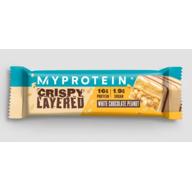 Myprotein Crispy Layered Barrita Cacahuete Chocolate Blanco 58 gr