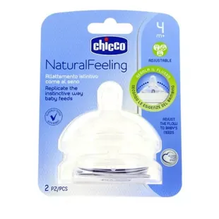 Chicco Tetina Step Up 2 Silicone Válvula Anticólica Fluxo Ajustável 4m+ 2 Unidades