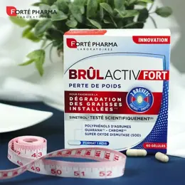 Forté Pharma Brûlactiv Fort Perte de poids Guarana Agrumes Chrome 60 gélules