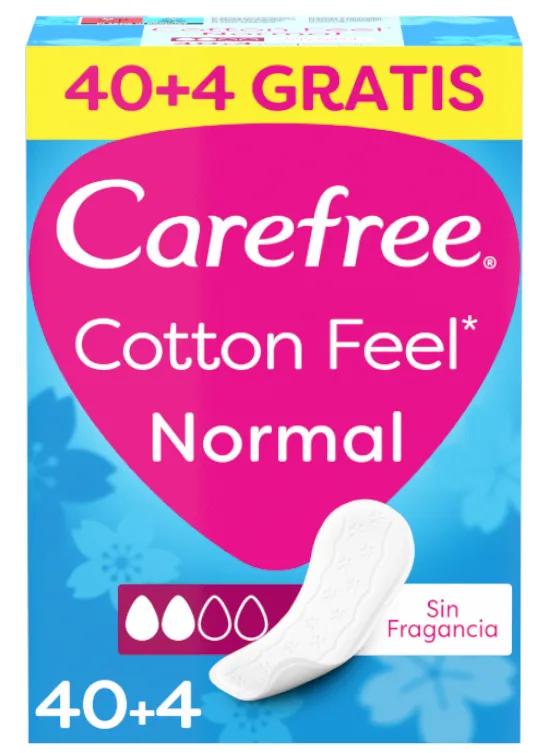 Carefree Protegeslip Cotton Feel Normal S/M 44 unità