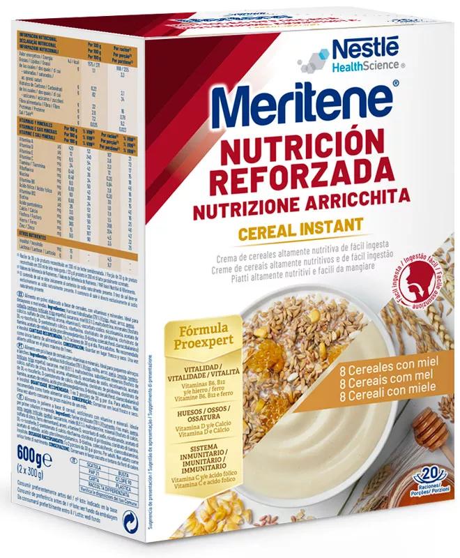 Meritene Nutrition Renforcée 8 Céréales au Miel 600 gr