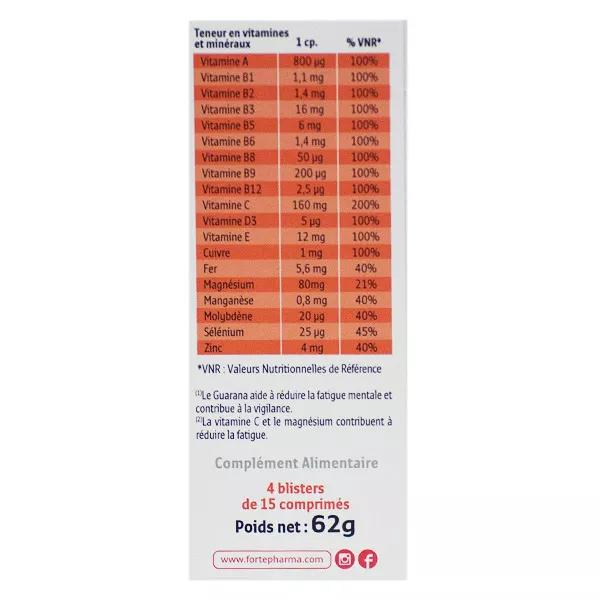 Forté Pharma MultiVit' 4G Énergie 60 Comprimés | Pas Cher