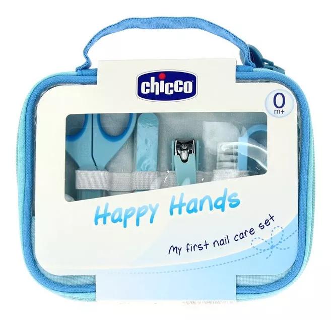 Chicco Set Manicure Bebé Happy Hands Azul 0M+
