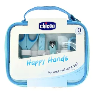 Chicco Happy Hands Baby Maniküre Set 0m+ Blau