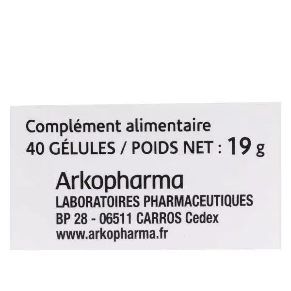 Arkogélules Organic Turmeric + Piperine 40 Capsules