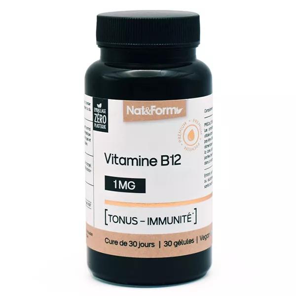 Nat & Form Vitamine B12 tonus et immunité 30 gélules | Pas cher