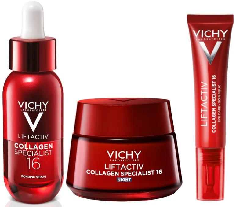 Vichy Liftactiv Collagen Specialist 16 Sérum 30 ml + Contour 15 ml + Crème de nuit 50 ml