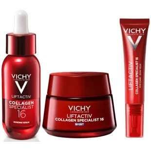 Vichy Liftactiv Collagen Specialist 16 Serum 30 ml + Kontur 15 ml + Nachtcreme 50 ml