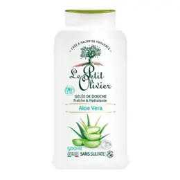 Le Petit Olivier - Gelée De Douche Hydratante - Aloe Vera - Sans Savon 500ml