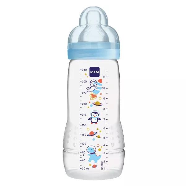 MAM Easy Active Biberón Flow X +6m Azul Espacial 330ml