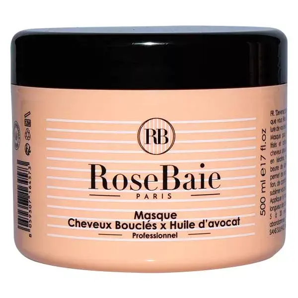 Rosebaie Masque Cheveux Bouclé x Huile d’Avocat 500ml