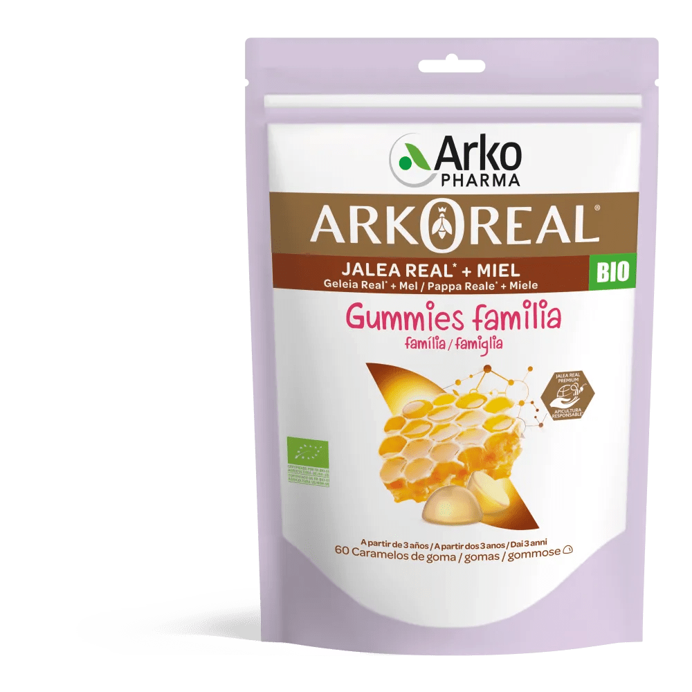 Arkoroyal Caramelle Gommose di Pappa Reale e Miele per tutta la Famiglia 60 Caramelle