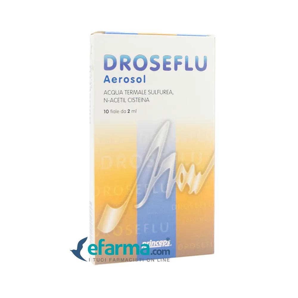 Droseflu Aerosol Acqua Termale Sulfurea 10 Fiale 2 ml