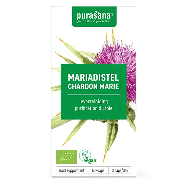 Purasana Chardon Marie 300mg Bio 120 capsules