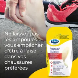 Scholl Pansements Ampoules Orteils 6 unités