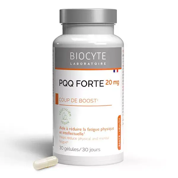 Biocyte PQQ FORTE Coup de Boost Fatigue Physique & Intellectuelle 30 gélules