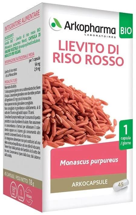 Arkocapsule Lievito Di Riso Rosso Integratore 45 Capsule