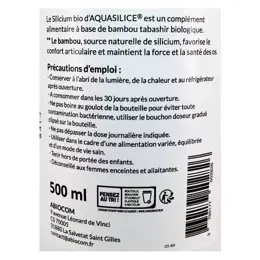 Aquasilice Silicium Organique Bio 500ml