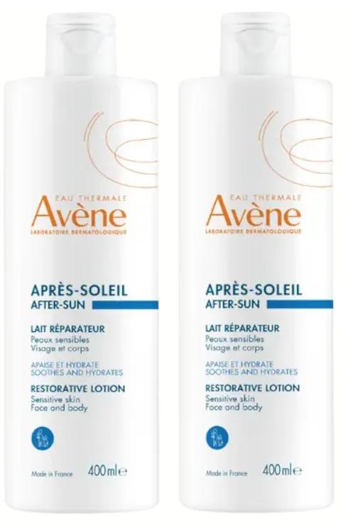 Avène Lait Réparateur Après-Soleil 2x400 ml