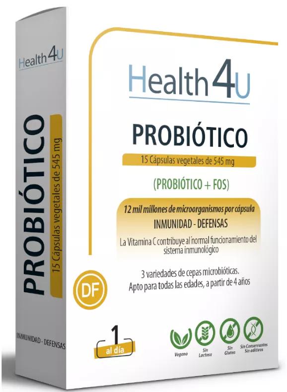 H4U Probiotique 545 Mg 15 Gélules Végétales