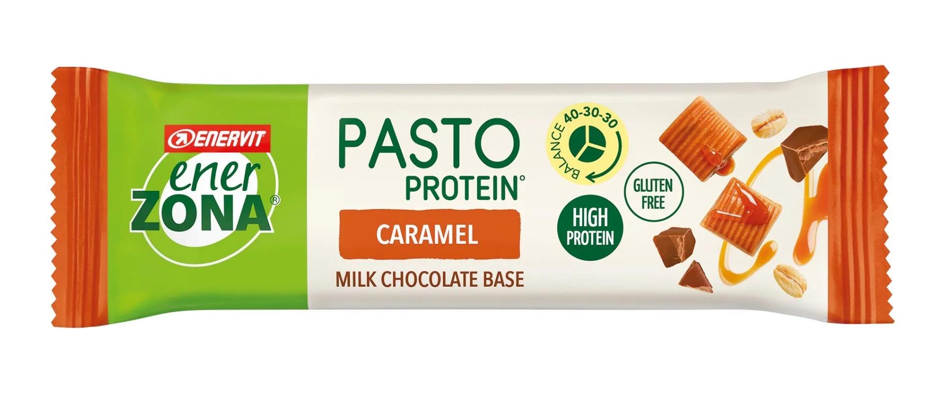 Enerzona Pasto Protein Caramel Barretta Sostitutiva Pasto 55 Gr