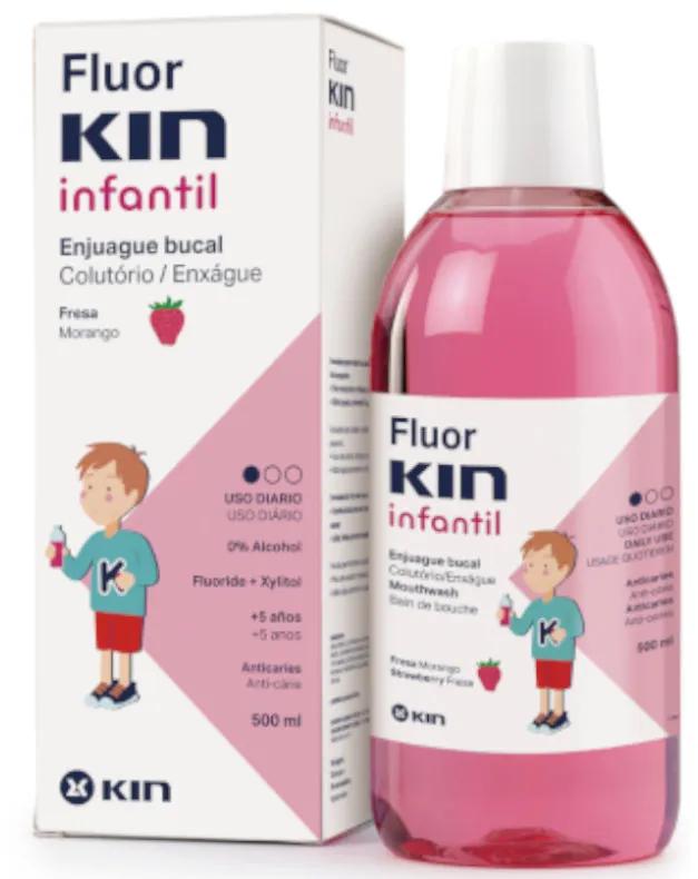 Kin Fluorkin Kinder-Erdbeerspülung 500 ml
