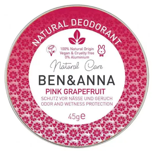 Ben & Anna Déo-Crème Pink Pamplemousse Rose 45g