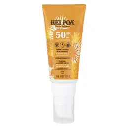 Hei Poa Soins Solaires Crème Solaire Visage Sublimatrice SPF50+ 50ml