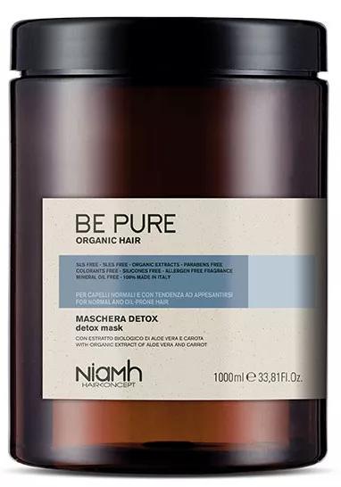 Be Pure Mascarilla Detox Cabello Graso Normal 1000 ml