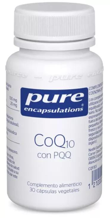 Pure Encapsulations CoQ10 PQQ 30 Cápsulas Vegetais