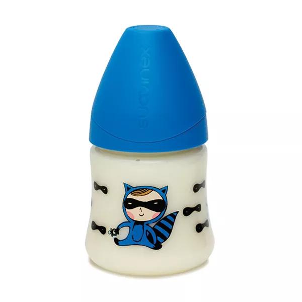 Suavinex Biberón Silicona Physio Héroes Azul 150ml