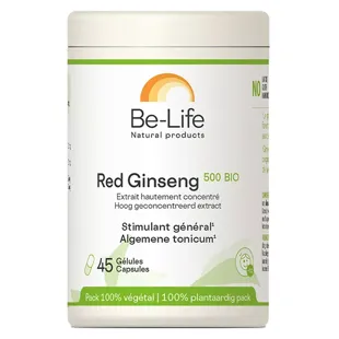 Be-Life Ginseng Rosso 500 Biologico 45 capsule