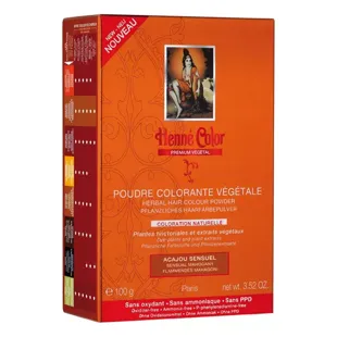 Colorante in polvere del hennè sensuale mogano 100g