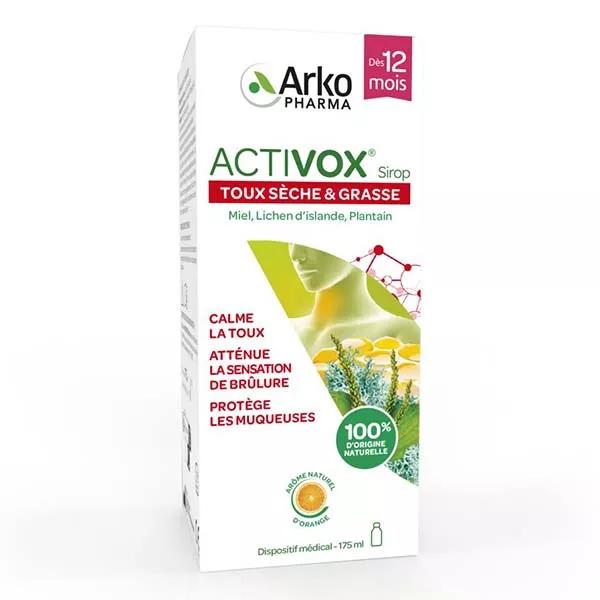 Arkopharma Activox Jarabe para la garganta y la tos 175ml