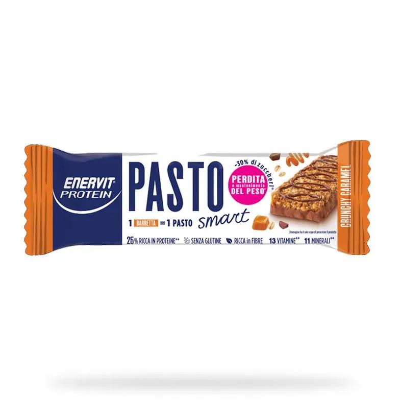 Enervit Protein Pasto Barretta Sostitutiva Perdita Del Peso Crunchy Caramel 55 g