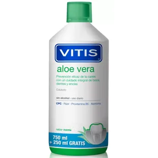 Vitis Aloe Vera Mundspülung Minzgeschmack 1000 ml