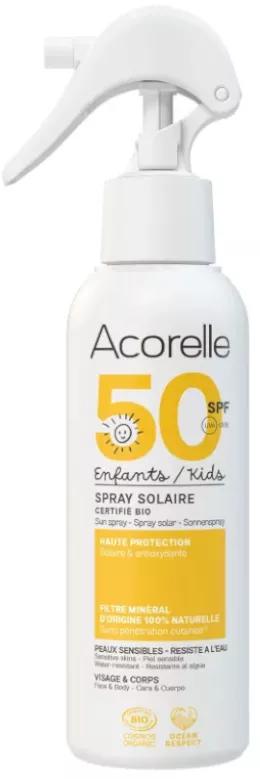 Acorelle Spray Solaire Enfant SPF50 BIO 150 ml