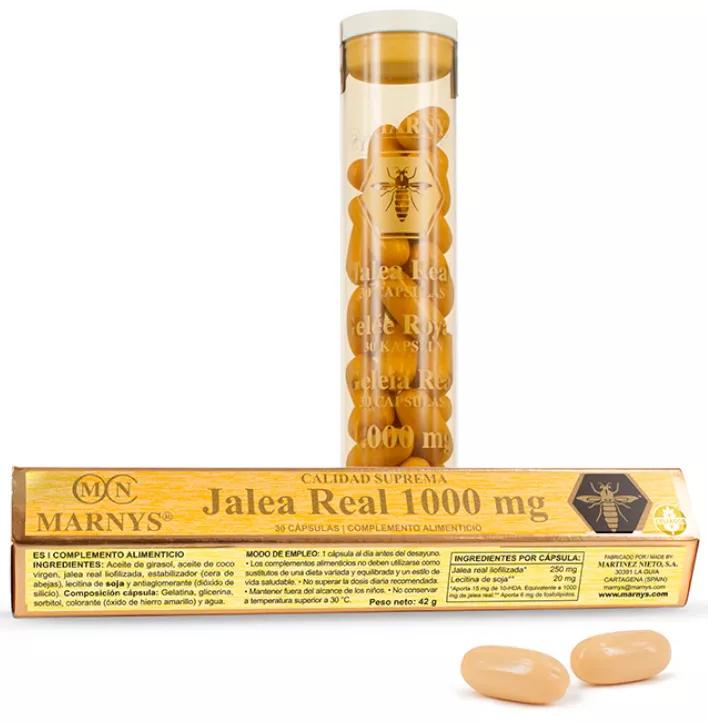 Royal Jelly and Lecithin Marnys 30 Capsules