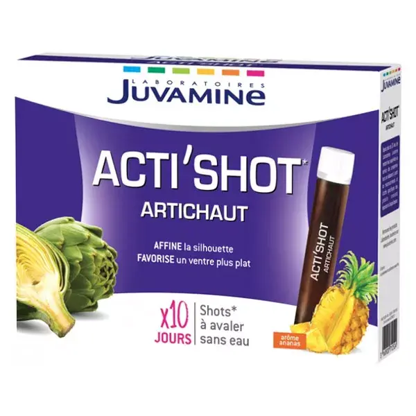 Juvamine Acti'Shot Alcachofa 10 unidades