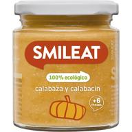 Smileat Tarrito de Calabaza y Calabacín 100% Ecológico 230 gr