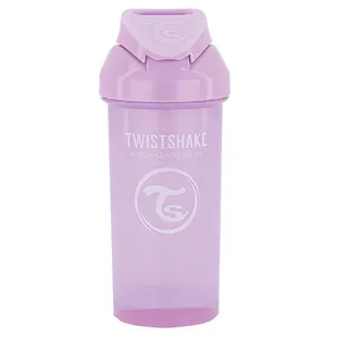 Twistshake Bicchiere con Cannuccia Viola Pastello +6m 360ml