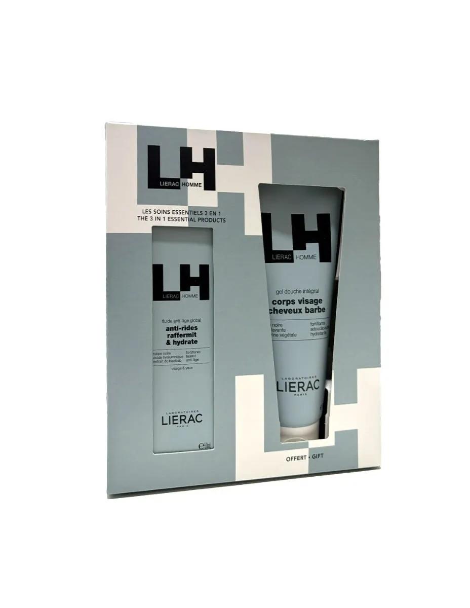 Lierac Homme Cofanetto Crema Anti-Età 50 ml + Gel Doccia 200 ml in Regalo