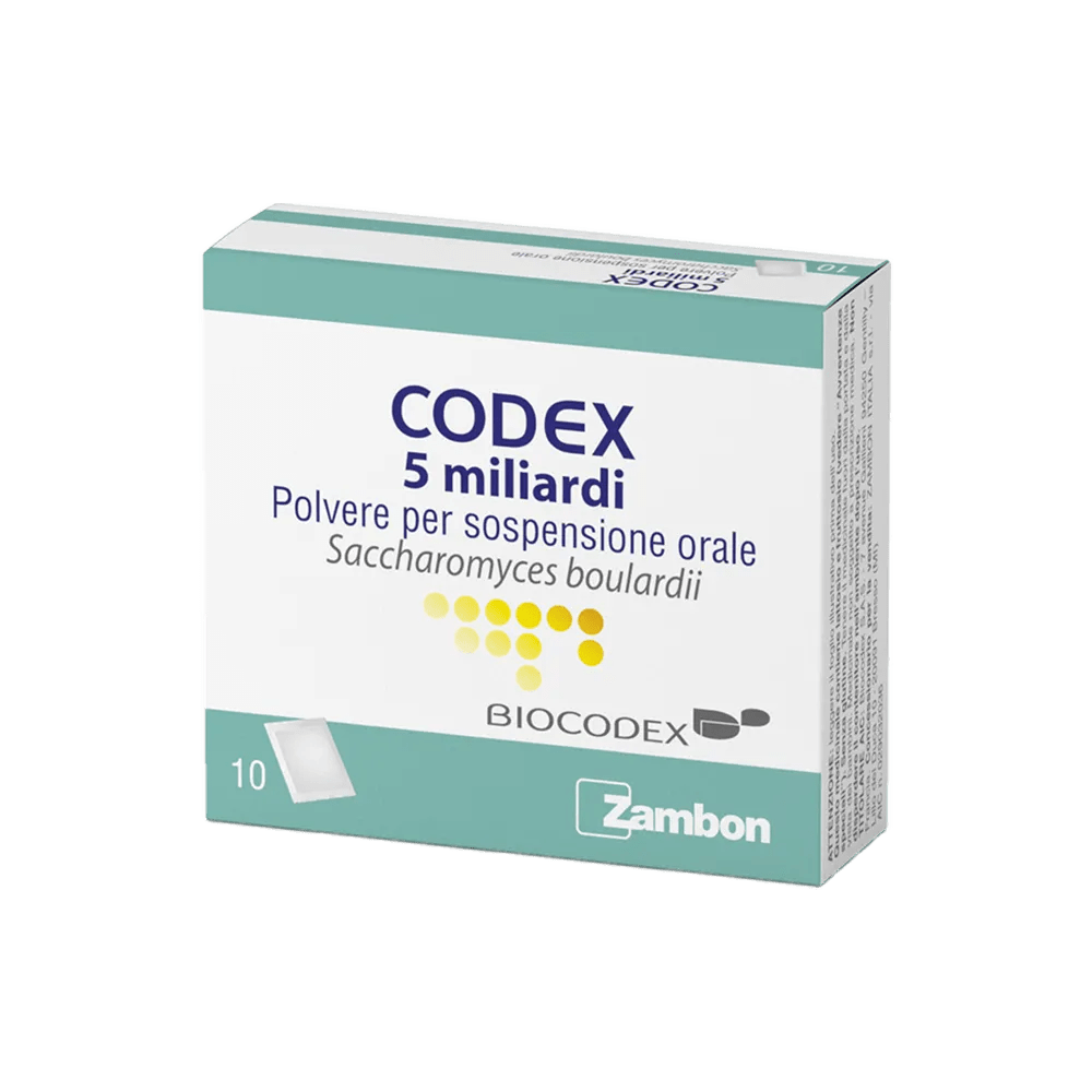 Codex 5 miliardi Saccharomyces boulardii 250 mg 10 Bustine