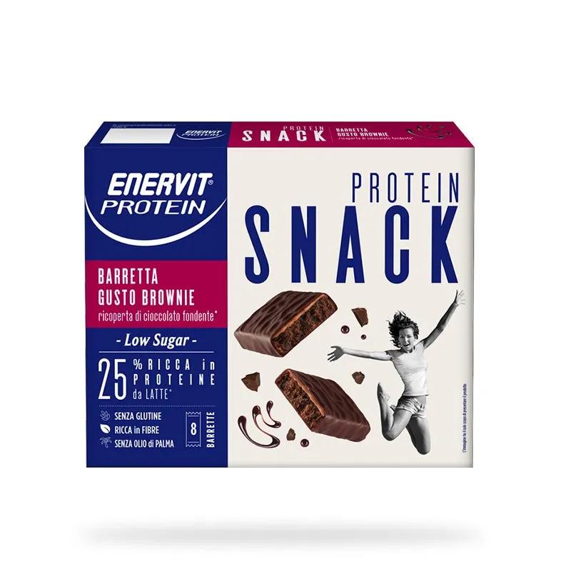 Enervit Protein Snack Barrette Proteiche Brownie 8 Barrette 27 gr