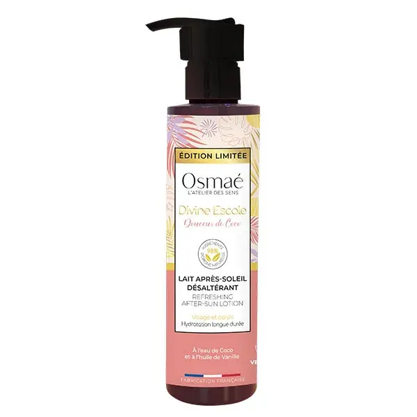 Osmaé Lait Après-Soleil Désaltérant Douceur Coco 200ml