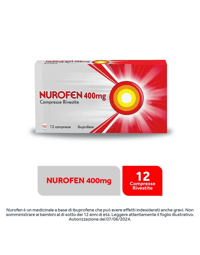 Nurofen 400 mg Ibuprofene Antidolorifico 12 Compresse Rivestite